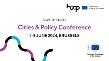 HOOP Cities and Policy conference banner