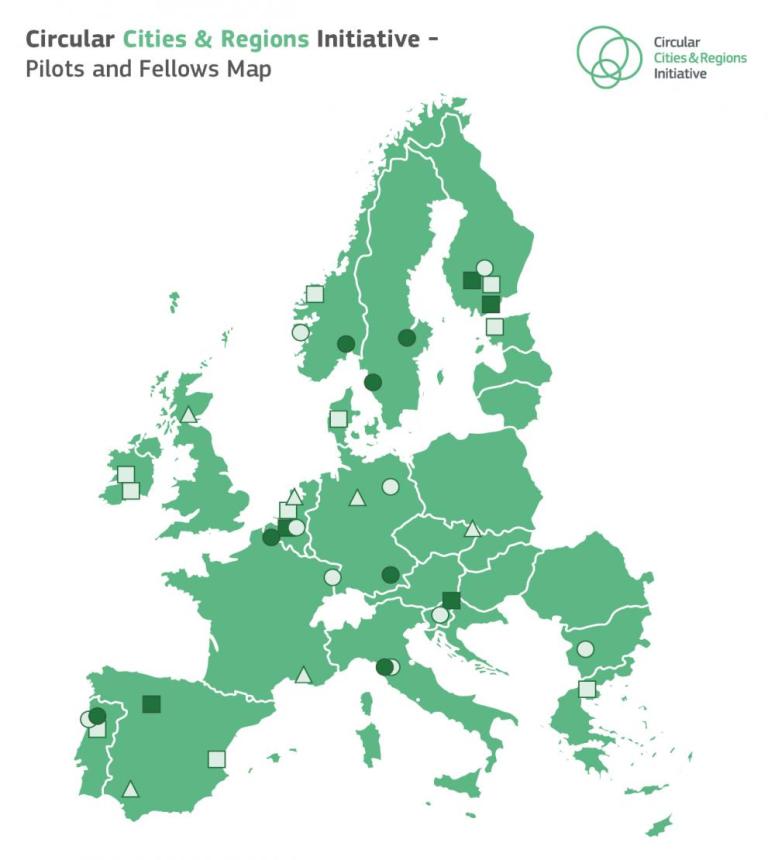 CRRI Pilots and Fellows Map