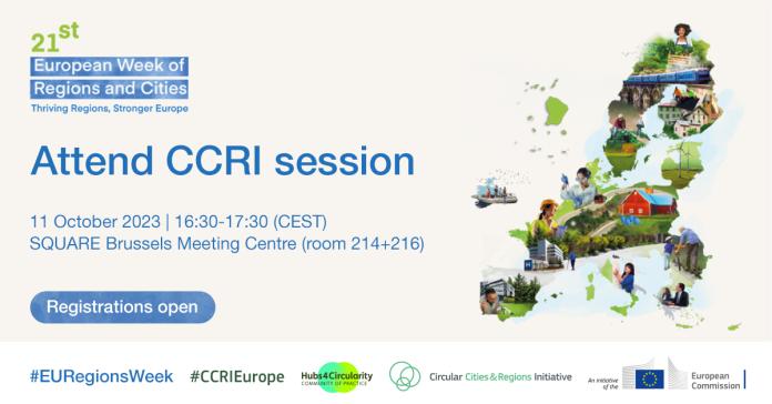 CCRI participation at the EU Regions Week banner