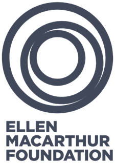 Three circles inside each other; Text below reads "Ellen MacArthur Foundation"